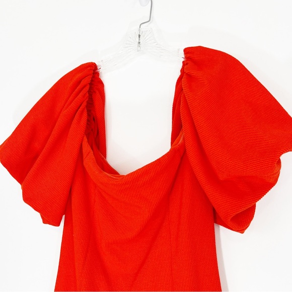 Free People Beach Bubbly Mini Dress in Flame Size XL NWT - Picture 5 of 10